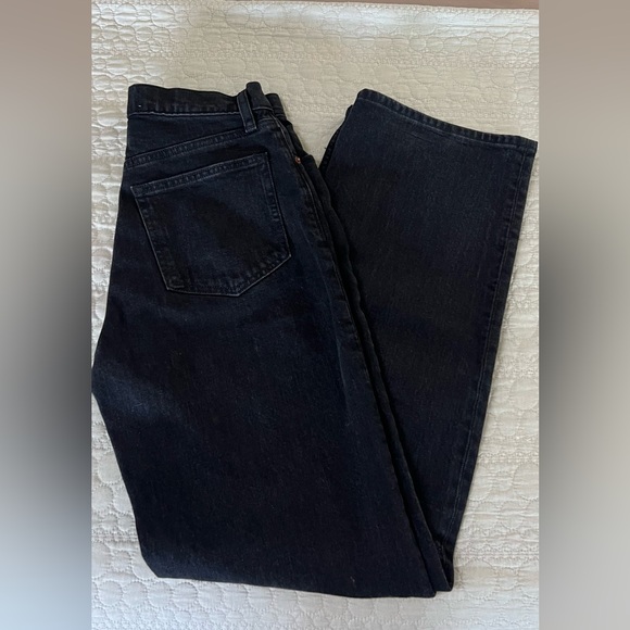 A&F high-rise 90s relaxed jeans, black size 26 - Picture 4 of 5